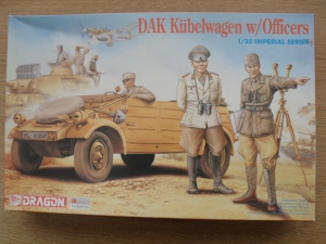DRAGON 1/35 9042 DAK KUBELWAGEN WITH OFFICERS